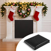 FLASLD Magnetic Fireplace Blanket for Heat Loss, Indoor Fireplace Covers Keep Drafts Out Stops Heat Loss, Fireplace Draft Stopper with Built-in Magnet for Iron Fireplace Frame