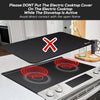 FLASLD Fireproof and Waterproof Stove Top Covers, Electric Stove Cover Mat, Glass Top Stove Cover - Ceramic Glass Cooktop Protector - Flat Top Oven Cover, Black