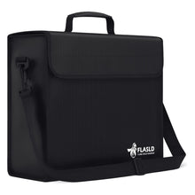  FLASLD Fireproof Document & Money Bags, Large Fireproof & Water Resistant Bag, Fireproof Folder Safe Bag for Cash, Valuables & Passport, with Silicone Coating & Zipper Closure (Document Bag-15x12x5”)