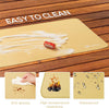 FLASLD Stove Top Covers for Electric Stove, Fireproof Heat Resistant Glass Top Stove Mat Prevents Scratching, Oil-Proof and Water-Proof Countertop Heat Protector Mat, Khaki